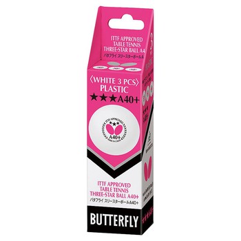 Butterfly ABS Balls 3-Star A40+ - Pack of 3